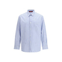 Gucci Blaues Baumwollhemd mit Muster