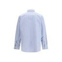 Gucci Blaues Baumwollhemd mit Muster