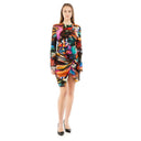 Moschino Bedrucktes Kleid aus Viskose