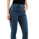 Moschino High-Waisted-Jeans aus Baumwolle