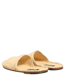 Dolce & Gabbana Beige Pantoletten Slides