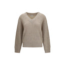 Brunello Cucinelli Beige Kaschmir-Sweatshirt