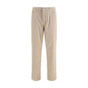 Brunello Cucinelli Beige Cotton Casual Pants