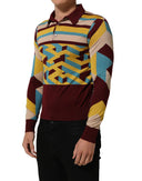 Dolce & Gabbana Mehrfarbiger Pullover aus Kaschmirstrick