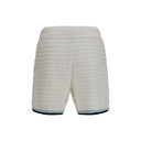 Casablanca Weiße Baumwoll-Bermudashorts