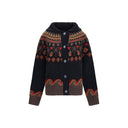 Alanui Mehrfarbige Strickjacke aus Wolle Oves Aries