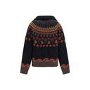 Alanui Mehrfarbige Strickjacke aus Wolle Oves Aries