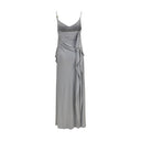 Versace Graues Cocktailkleid Medusa