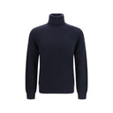 Brioni Blauer Kaschmir-Rollkragenpullover