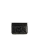 Saint Laurent Schwarze Bos Taurus Kalbsleder Schultertasche