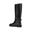 Valentino Garavani Schwarze Bos Taurus Kalbsleder Chelsea Boots