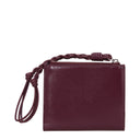 Jil Sander Rote Leder-Geldbörse