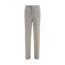 Brunello Cucinelli Braune Leinenhose