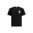 Casablanca Schwarzes Baumwoll-T-Shirt
