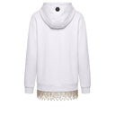 Philipp Plein Weißer Baumwoll-Pullover mit Strass