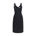 Versace Schwarzes Wollkleid
