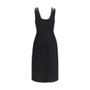 Versace Schwarzes Wollkleid