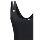 Versace Schwarzes Wollkleid