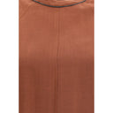 Brunello Cucinelli Braunes Viskose-Freizeitkleid