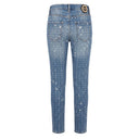 Philipp Plein Blaue Baumwoll-Jeans für Damen