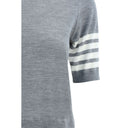 Thom Browne Grauer Rollkragenpullover