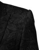 Dolce & Gabbana Schwarzer 3-teiliger Brokat-Jacquard-Anzug MARTINI